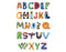 Litera decorativa adeziva 6cm X Djeco