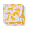 Set 3 batiste hidrofile, Safari, 31x31 cm, bumbac, galben