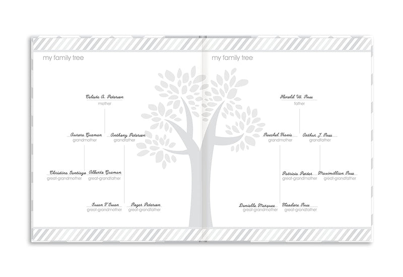 Album amintiri Zig Zag Motif, gri