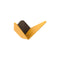 Cuier perete Umage Butterflies - Mini / Safran Yellow