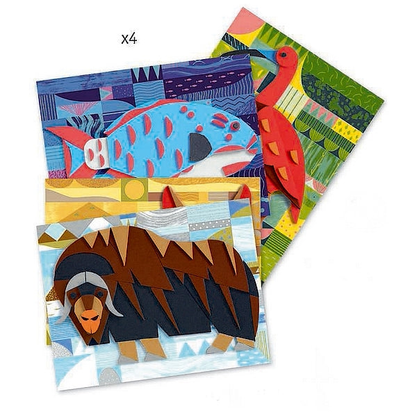 Colaj Into the wild Djeco,  multicolor