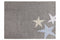 Covor camera copii trei stelute albastru 160 x 120 cm  - produs expus