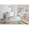 Covor copii lavabil din bumbac cu aspect impletit 120x160 cm bleu  - produs expus