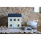 Covor copii din bumbac lavabil 120 x 60 cm crem