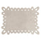 Covor copii din bumbac lavabil 120 x 60 cm crem