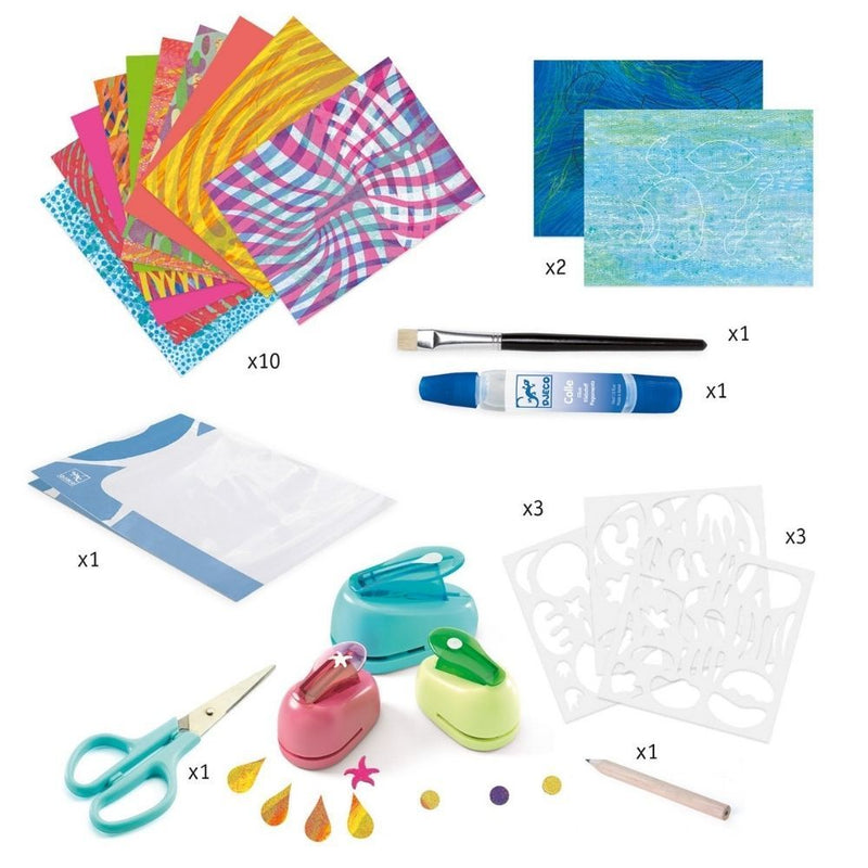 Set de creativitate Djeco - Design cu hartie