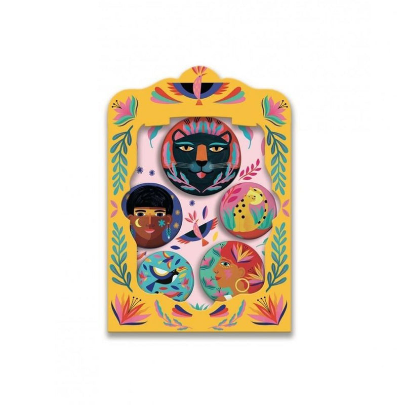 Set 5 insigne Wild Lovely Djeco
