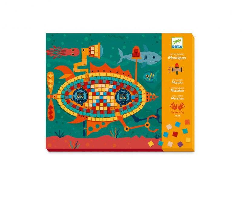 Mozaic Djeco Maestrul la volan,  multicolor
