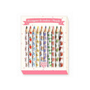 Set 10 mini creioane colorate Aiko,  multicolor