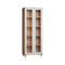 Vitrina 2 usi VOX Simple, carcasa stejar/front alb