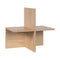 Raft de perete VOX Young Users pal melaminat, natur, 48x48 cm