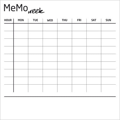Front decorativ metalic VOX Young Users Memo Week